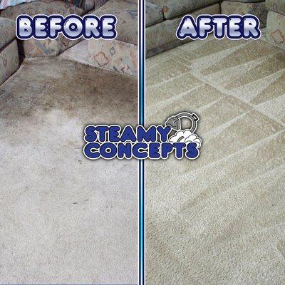 Tucson Before and After Upholstery and Carpet Cleaning