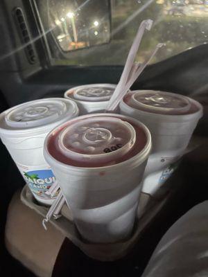 Four 32oz cups (second largest size)