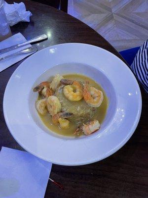 Shrimp mofongo