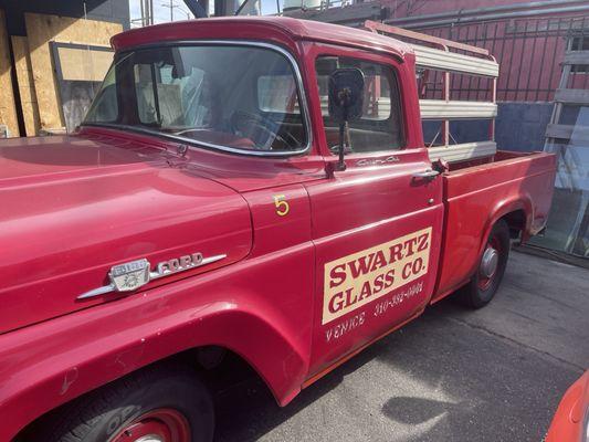 One of Schwartz glass original service trucks