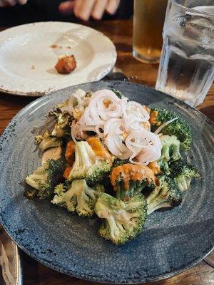 Wood fired broccoli