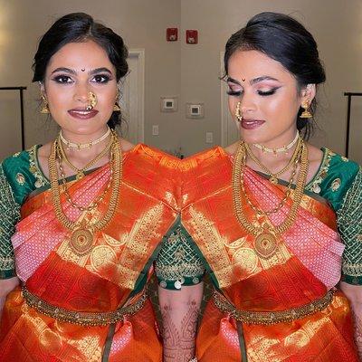 Bold Bridal makeup