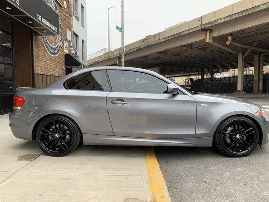 Awesome repair of a small side swipe mark on my BMW by Tony's