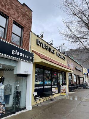 Exterior on a rare grey day in Pittsburgh