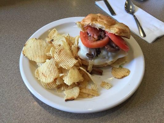 Mushroom & Provalone Burger