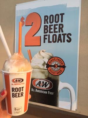 Can't beat their $2 root beer float