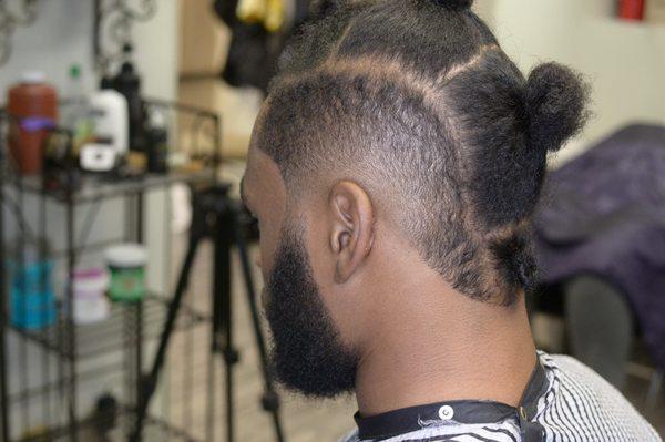 Burst Mohawk Fade