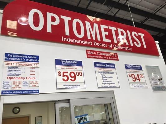 Located inside COSTCO but no membership needed to see the doctor