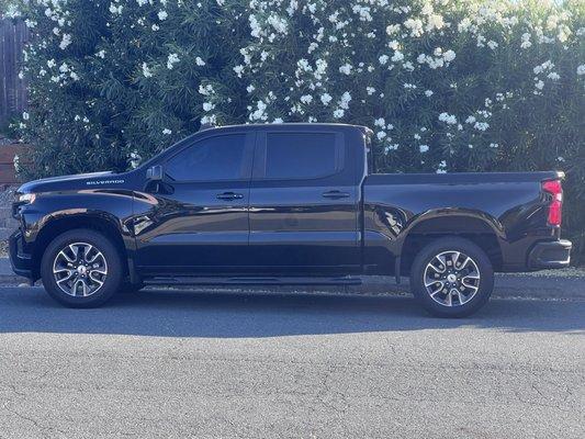 Silverado tint