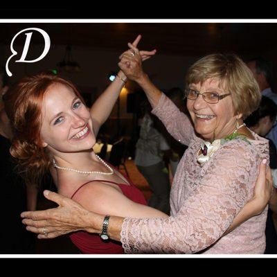 Dancing across generations! Ellen & Oma