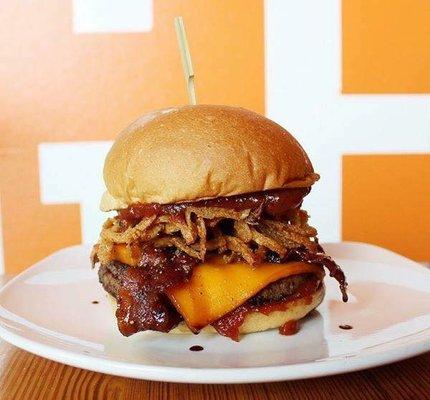 Behold the incredible Hickory Smoke Burger