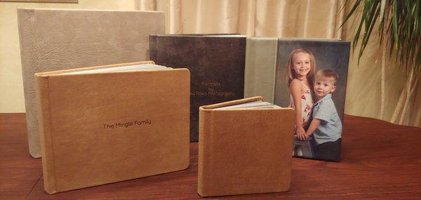 Custom albums - various sizes and cover options.