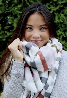 Love all the cozy scarves.