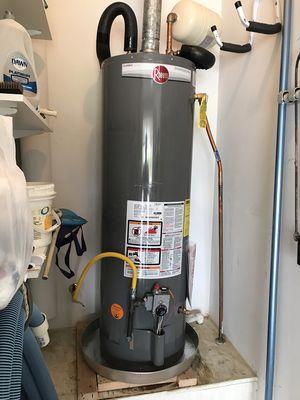 Standard water heater install.