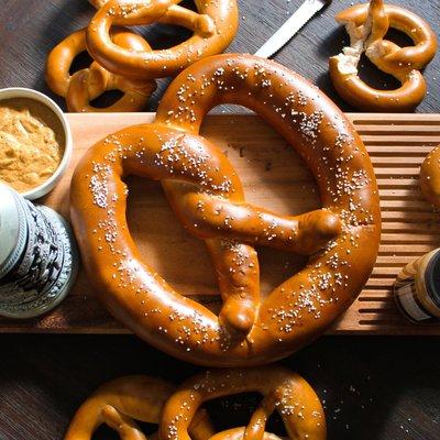 The largest baked pretzel in Pine Island, NY