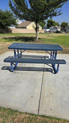 Nices and Clean Picnic Table.