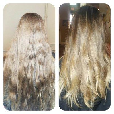 Color and Brazilian blowout by Britt Krenz