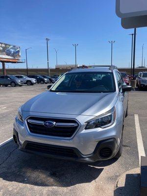 My new-to-me 2019 Subaru Outback from Subaru of Wichita!!