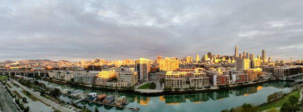 Amazing panorama view from my 14th floor apartment facing North-West.