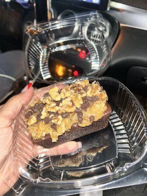 German chocolate brownie