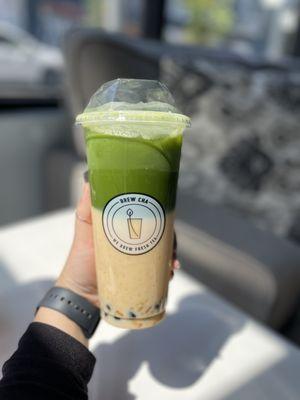 Peach Matcha Latte GH