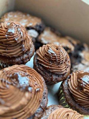 Triple chocolate cupcakes