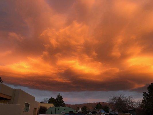 New Mexico glorious sunset!