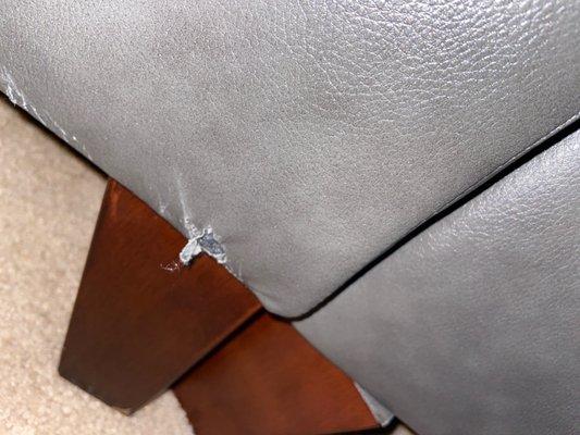 Couch damage