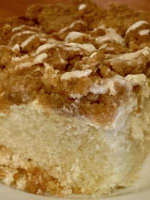 Yummy cream cheese coffee cake!