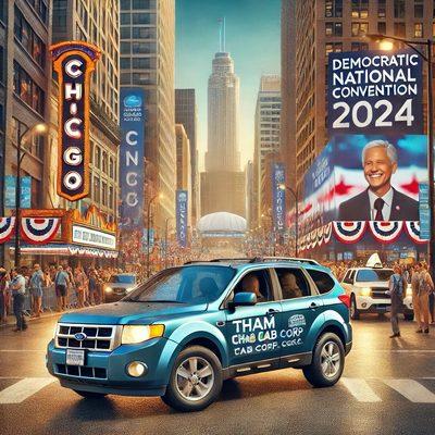 Democratic national committee chicago taxi