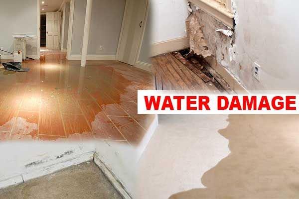 This is what water damage can look like.