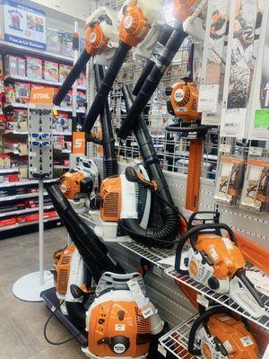 We carry a large assortment of STIHL products.