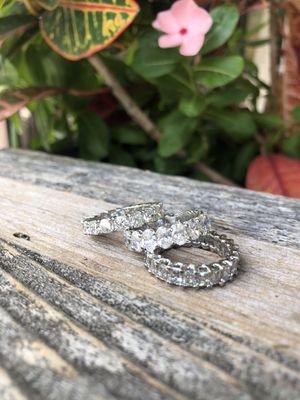 Platinum eternity bands!