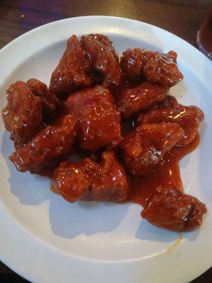 Hot honey wings