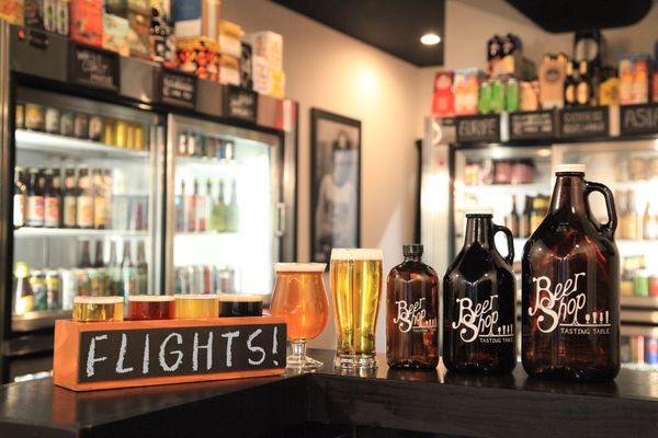 Flights, pours, growlers, bottles, cans & more