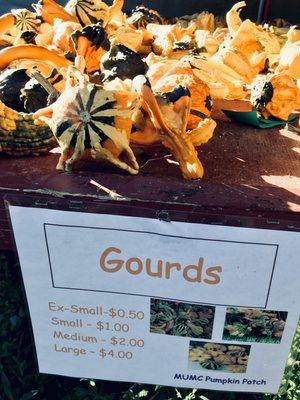 Gourds $0.50-$4