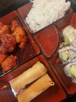 General Tso's Bento Box