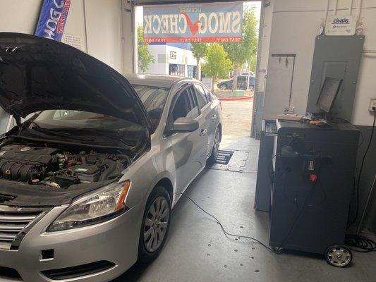 2018 Altima Getting a Smog Check At Low Price Smog Check