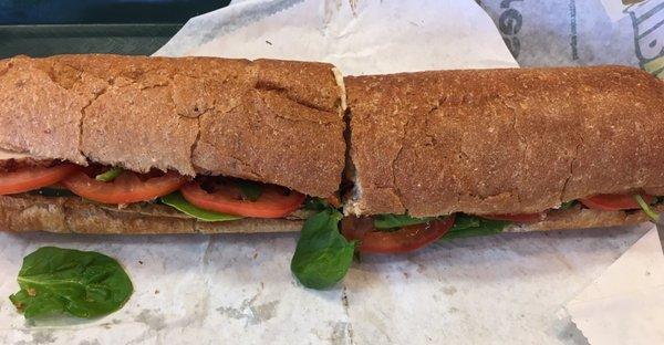 Footlong on wheat