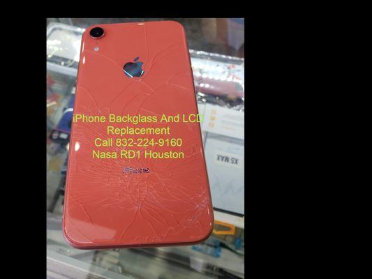 Back and Front Glass Replacement on iPhone, samsung and other phones