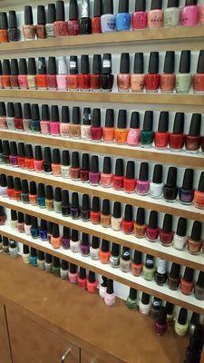 A great color wall of OPI