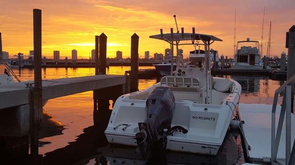 Beautiful Sunrise Pic taken by our Dock staff!!!