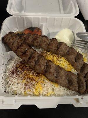 Kubideh Kabob (carry out)