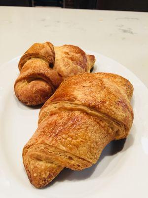 Fresh in house made chocolate croissants