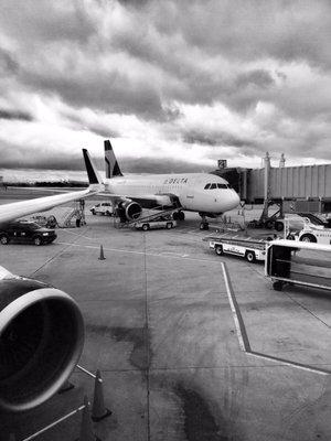 A319 parked next to brand new A321