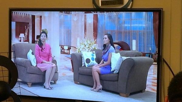 Chinese TV interview