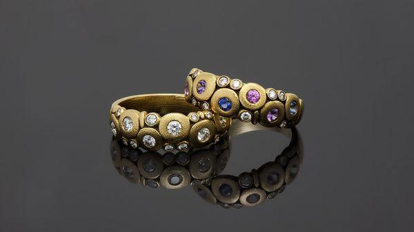 Alex Sepkus "Candy" Gold Rings