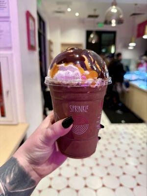 Frozen hot chocolate