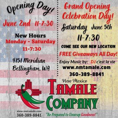 OPENING DAY June 2nd  Grand Opening Celebrations with Free Gifts all day!