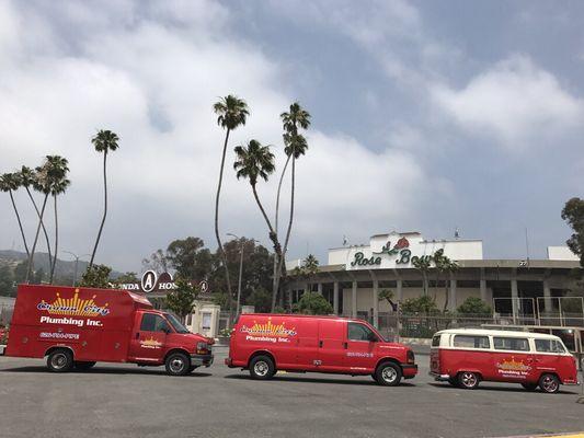 Crown City Plumbing Working at the Rose Bowl / City of Roses!